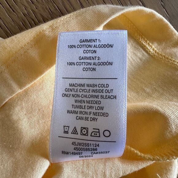 Joe’s Jeans THE ALEXIS BRODERIE SLEEVE TOP in Apricot Sherbert - Picture 9 of 12